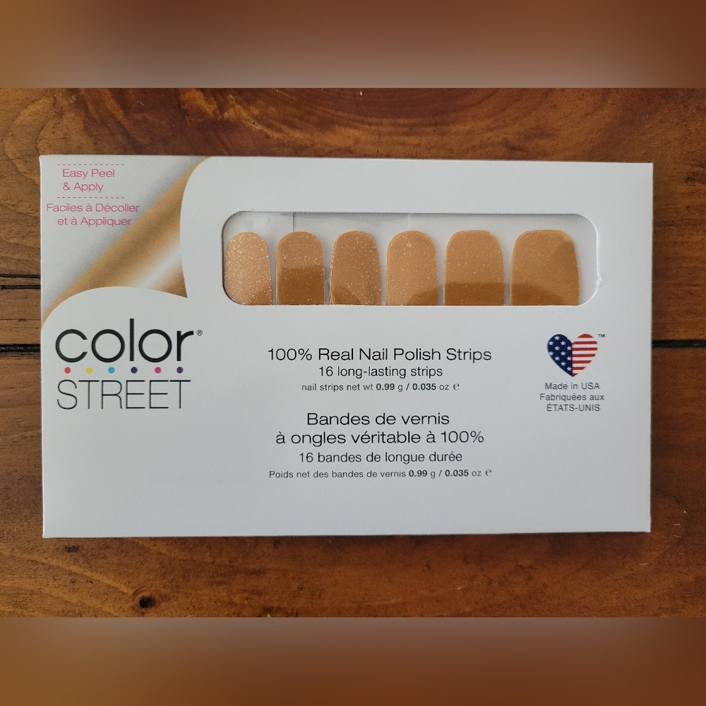 5 for $25 - Color Street Golden Rule nail polish strips